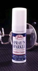 Spray n Sparkle lens cleaner